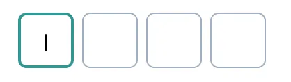 Composant ficus PinInput (4 champs input number permettent de saisir un code à 4 chiffres par exemple)